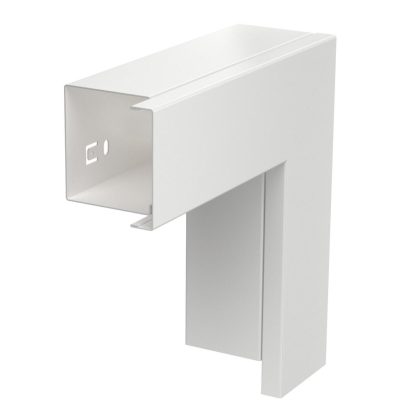   OBO 6249485 LKM F60060RW Lapos Sarokelem felső résszel 60x60mm szalaghorganyzott/műanyag bevonatú hófehér acél