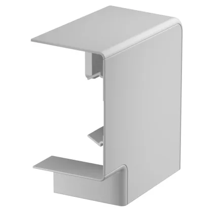 OBO 6274222 GK-FH70110LGR Lapos Sarokelem fedélidom 70x110mm világosszürke Polikarbonát/Ak