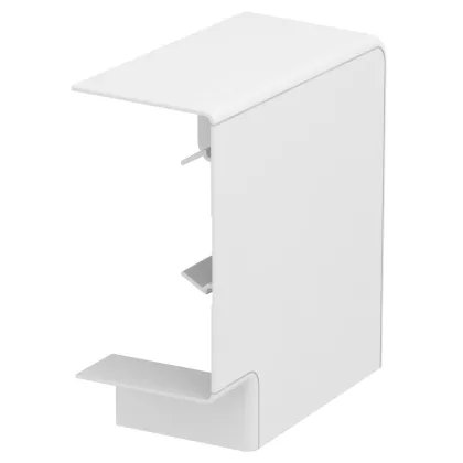   OBO 6274420 GK-FH70130RW Lapos Sarokelem fedélidom 70x130mm hófehér Polikarbonát/Akrilnitril-butadién-sztirol