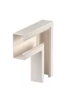 OBO 6274521 GK-F70130CW Lapos Sarokelem 70x130mm krémfehér PVC