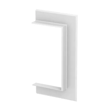 OBO 6274930 G-KWAO90170RW Fali Takarókeret nyitott kivitel 238x25x124mm hófehér Akrilnitril-butadién-sztirol
