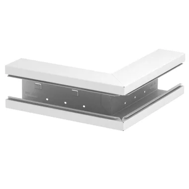 OBO 6277310 GS-SA90130RW Külső Könyök szimmetrikus 90x130mm hófehér acél