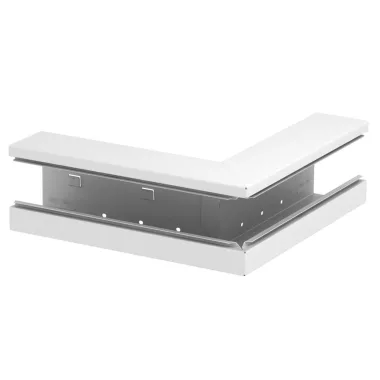 OBO 6277510 GS-AA90130RW Külső Könyök aszimmetrikus 90x130mm hófehér acél
