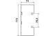OBO 6277602 GS-S70170LGR Parapetcsatorna szimmetrikus 70x170x2000mm világosszürke acél