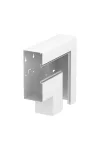 OBO 6278130 GS-AFF90210RW Lapos Sarokelem eső aszimmetrikus 90x210mm hófehér acél