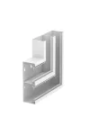 OBO 6278420 GS-DFS70210RW Lapos Sarokelem emelkedő szimmetrikus 70x210mm hófehér acél