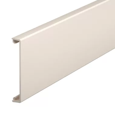 OBO 6278681 GK-OTGCW Vezetékcsatorna Fedél sima 80x2000mm krémfehér PVC