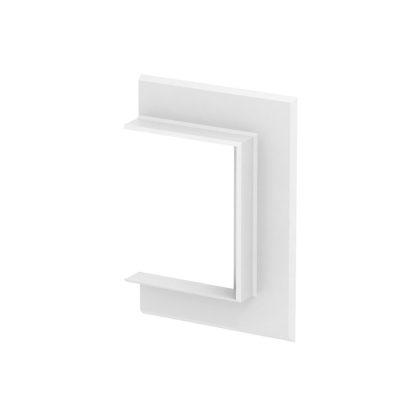 OBO 6278800 G-AWAO70110RW Fali Takarókeret nyitott kivitel 178x25x104mm hófehér alumínium
