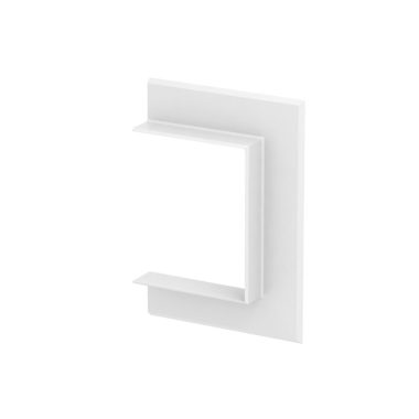 OBO 6278880 G-AWAO90110RW Fali Takarókeret nyitott kivitel 178x25x124mm hófehér alumínium