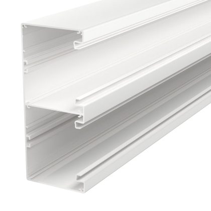 OBO 6279600 GA-D90210RW Parapet Csatorna kétrekeszes 90x210x2000mm hófehér alumínium