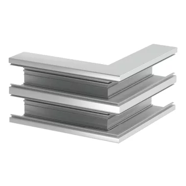 OBO 6279613 GA-DA90210EL Külső Könyök kétrekeszes 90x210mm eloxált alumínium