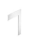 OBO 6279734 GA-OTFRW Felső Rész lapos sarokelemhez 400x80mm hófehér alumínium