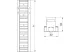 OBO 6288084 PVV N2 500 Profilösszekötő függőleges, BKN2/7 konzolhoz 500mm