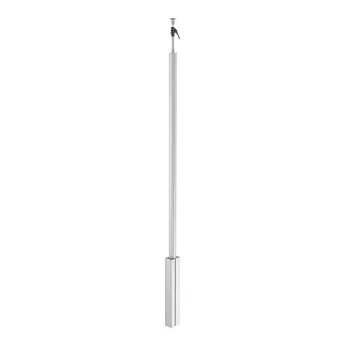 OBO 6289073 ISS140100REL Energiaoszlop padló/mennyezet 100x140x3000mm eloxált alumínium