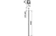 OBO 6290086 ISSRM45RW Installációs Oszlop padló/mennyezet 70x3000mm hófehér alumínium
