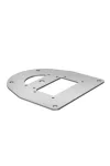 OBO 6290331 ISSBP110100WA Fenéklemez 170x160x3mm fehéralumínium acél OBO 6290331 ISSBP110100WA Fenéklemez 170x160x3mm fehéralumínium acél