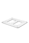 OBO 6290336 ISSBP140100RW Fenéklemez 200x160x3mm hófehér acél OBO 6290336 ISSBP140100RW Fenéklemez 200x160x3mm hófehér acél