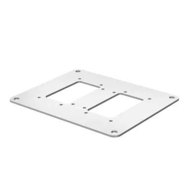 OBO 6290336 ISSBP140100RW Fenéklemez 200x160x3mm hófehér acél OBO 6290336 ISSBP140100RW Fenéklemez 200x160x3mm hófehér acél