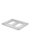 OBO 6290337 ISSBP140100WA Fenéklemez 200x160x3mm fehéralumínium acél OBO 6290337 ISSBP140100WA Fenéklemez 200x160x3mm fehéralumínium acél