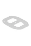 OBO 6290347 ISSBPDM45RW Fenéklemez 185x135x3mm hófehér acél