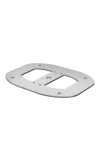 OBO 6290348 ISSBPDM45WA Fenéklemez 185x135x3mm fehéralumínium acél OBO 6290348 ISSBPDM45WA Fenéklemez 185x135x3mm fehéralumínium acél