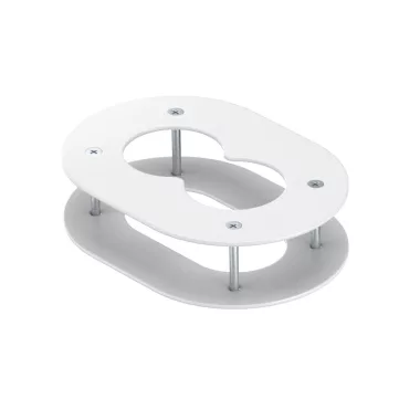 OBO 6290382 DAB-2F Fali Takarókeret 140x100x40mm hófehér acél OBO 6290382 DAB-2F Fali Takarókeret 140x100x40mm hófehér acél