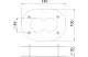 OBO 6290382 DAB-2F Fali Takarókeret 140x100x40mm hófehér acél OBO 6290382 DAB-2F Fali Takarókeret 140x100x40mm hófehér acél