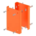   OBO 6290423 ISS160160AS HRO Védőlemez ipari oszlophoz 250x166x33mm narancssárga acél