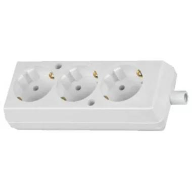 GAO 63071 Asztali elosztó 3-as, kábel nélkül, szerelhető