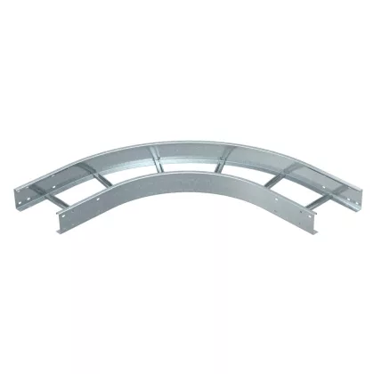   OBO 6312365 WLB 90 115 FS 90°-Os Sarokidom 110mm-es nagyfesztávú kábellétrához 110x500mm szalaghorganyzott acél