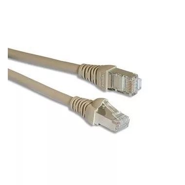 LEGRAND 632742 patch kábel RJ45-RJ45 Cat5e árnyékolt (F/UTP) PVC 3 méter világos barna d: 6mm AWG26 Linkeo