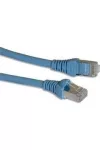 LEGRAND 632760 patch kábel RJ45-RJ45 Cat6 árnyékolt (F/UTP) PVC 1 méter világos kék d: 6mm AWG26 Linkeo