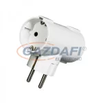 COMMEL 6338-1 T elosztó, kettes, 250V, 16A, 3500W, fehér