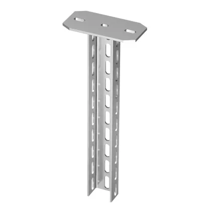 OBO 6338682 US 7 K 90 VA4301 Függesztő Oszlop ráhegesztett fejlemezzel 70x50x900mm pácolt 