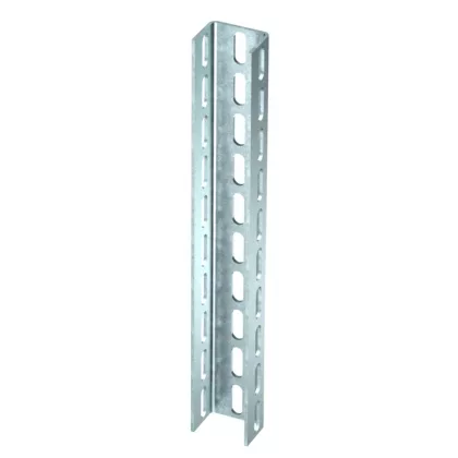   OBO 6340016 US 7 20 FT U-Oszlop 3 oldalon perforált 70x50x200mm merítetten tűzihorganyzott acél