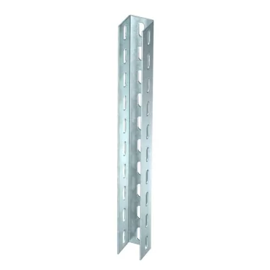 OBO 6340954 US 5 80 FT U-Oszlop 3 oldalon perforált 50x50x800mm merítetten tűzihorganyzott acél