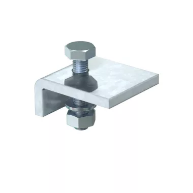 OBO 6354114 KL1 15 S FT Szorítófül 15 mm-es acéltartóhoz 60x50mm merítetten tűzihorganyzott acél