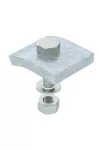 OBO 6355218 KWS 5 FT Rögzítő Szöglet hatlapfejű csavarral,h = 5 mm 60x50mm merítetten tűzi