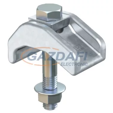 OBO 6355800 TKS-S-30 FT Szorítóköröm, Nehéz Kivitel kombianyával M12x75mm merítetten tűzihorganyzott acél