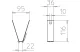 OBO 6357506 TPB 100 FS Trapézkengyel 100x116mm szalaghorganyzott acél