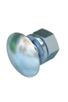 OBO 6406254 FRS 12X25 F Félgömbfejű Csavar alátéttel és anyával M12x25mm tűzihorganyzott acél