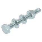 OBO 6418252 SKS 10X90 F Hatlapfejű Csavar anya + alátétek + rugós alátét M10x90mm tűzihorg