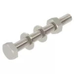   OBO 6418255 SKS 10x90 A2 Hatlapfejű Csavar anya, alátétek+fogazott alátét M10x90mm rozsdamentes acél