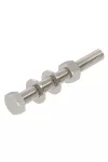 OBO 6418376 SKS 12x110 A2 Hatlapfejű Csavar anya + alátétek + rugós alátét M12x110mm rozsdamentes acél