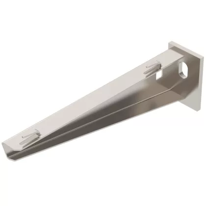 OBO 6420628 AWG 15 21 VA4301 Fali És Oszlopkonzol rácsos kábeltálcához B=210mm pácolt rozs