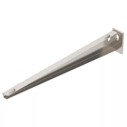   OBO 6420634 AWG 15 41 VA4301 Fali És Oszlopkonzol rácsos kábeltálcához B=410mm pácolt rozsdamentes acél