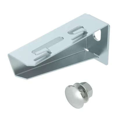   OBO 6424600 MWAG 12 11 FS Fali És Oszlopkonzol rácsos kábeltálcához B=110mm szalaghorganyzott acél