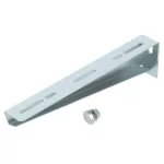   OBO 6424740 MWA 12 31S FS Fali És Oszlopkonzol M10x25 rögzítőcsavarral B=310mm szalaghorganyzott acél