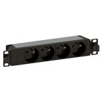   LEGRAND 646800 distribution line 10"/1U normal KIM: 4xFR-French standard POWER SUPPLY: household -2P+F 16A 1 meter