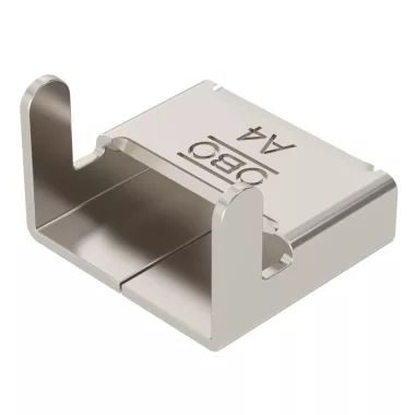 OBO 6490972 197 A4 Feszítőszalag-Zárócsat egyoldalas 20x18mm rozsdamentes acél